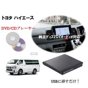 200系 ハイエース ９型 DVD/CDプレイヤー 純正ディスプレイオーディオ（コネクティッドナビ対応）Plus用 2026- 車載用 トヨタ TOYOTA