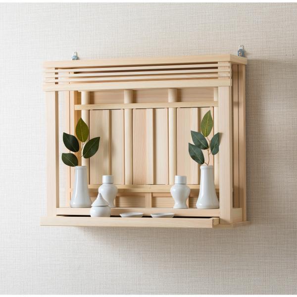 神棚 箱宮三社 神楽 板戸セット 【神棚の里】 (2207000322)　【開運】【新築】【買い替え...