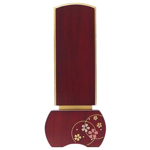 【モダン位牌】新世紀蒔絵位牌 優徳 心花(このか) ローズ 4.5号