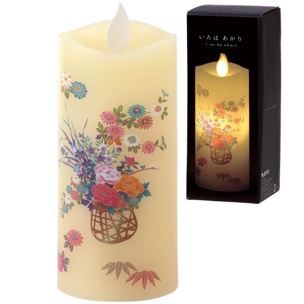 【LEDローソク】いろはあかりS 花籠