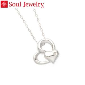 遺骨ペンダント Soul Jewelry ハートI シルバー925 『ダイヤモンド』 (2209001398)[遺骨 ペンダント お守り アクセサリー]｜mgohnoya