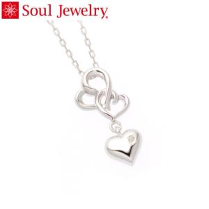 遺骨ペンダント Soul Jewelry ハートIII K18 ホワイトゴールド 『ダイヤモンド』 （予定納期約4週間） (2209001542)[遺骨 ペンダント]｜mgohnoya