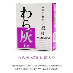 【香炉灰】わら灰 本物 大サイズ 紙箱入りの詳細画像1