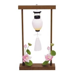 モダン ミニ 盆飾り 最短翌日 「盆飾り ちりめん盆飾り 蓮の花」 お盆 初盆 新盆 お盆用品 お盆飾り お供え 小さい おしゃれ 仏具 仏壇