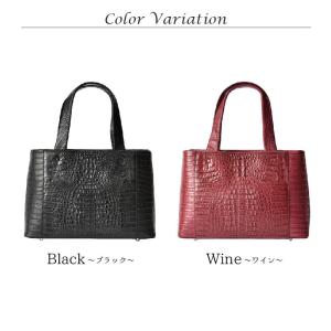 ハンドバッグ ワニ革 レディース着物 卒業式 ...の詳細画像1