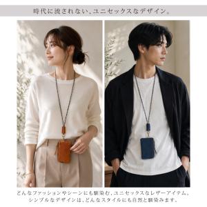 ネックウォレット 本革 メンズ レディース ネ...の詳細画像4