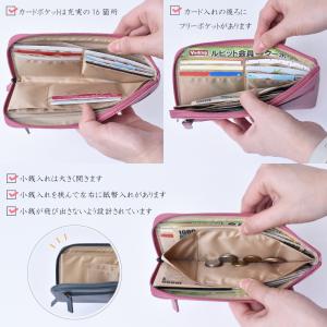 長財布 L字ファスナー レディース メンズ 本...の詳細画像5