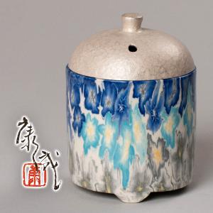 真作　池田省吾　粉引織部徳利　高さ約13センチ 池田省吾 『織部 徳利 ぐい吞み』 ｜骨董品買取 緑和堂