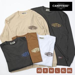 CAMPFREE ロンT ロングtシャツ メンズtシャツ メンズ レディース ティシャツ 長袖tシャツ ロンティー 綿 コットン 白 黒 ブランド 10512