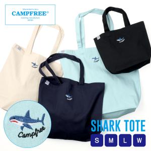 トートバッグ 帆布 サブバッグ さめ キャンバス...の商品画像