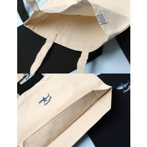 トートバッグ 帆布 サブバッグ さめ キャンバ...の詳細画像2