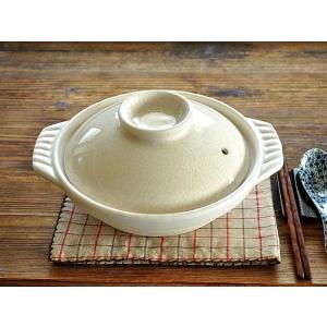 食器 和食器 おしゃれ 土鍋 墨貫入土鍋6号 浅型 モダン 日本製