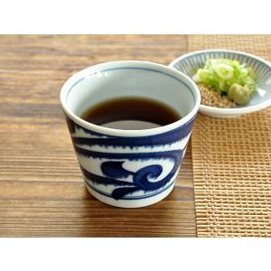 食器 和食器 おしゃれ そば猪口 藍草紋そば猪口 蕎麦猪口 そばちょこ モダン 美濃焼 小鉢 デザートカップ｜m’home style