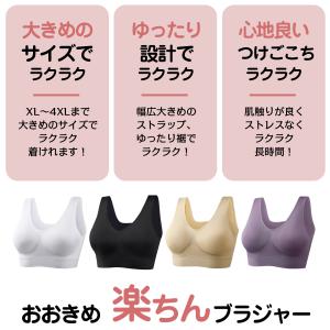 ブラジャー 大きいサイズ 3xl 4xl 2x...の詳細画像5