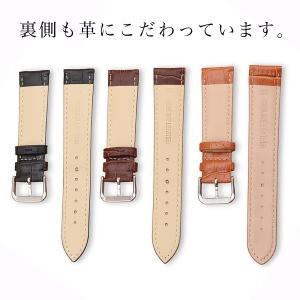腕時計 レザー ベルト 22mm 本皮 20m...の詳細画像3