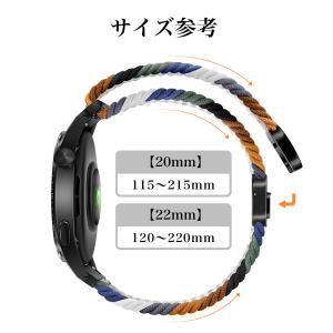 スマートウォッチ ベルト 22mm 20mm ...の詳細画像5