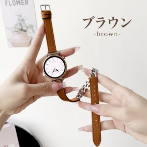 スマートウォッチ バンド レザー ベルト 22...の詳細画像2