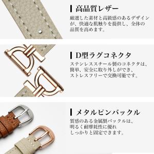 スマートウォッチ バンド レザー ベルト 革 ...の詳細画像4