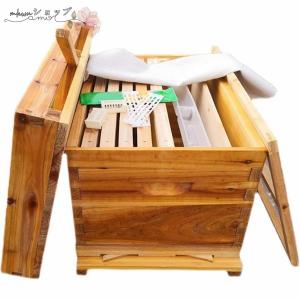 巣箱 養蜂箱養蜂器具蜂蜜蜂の巣箱 ミツバチ セ...の詳細画像1
