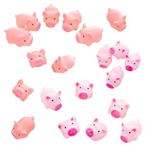 フェリモア ラバートイ 子豚 マスコット 人形 ミニ ブタ 鳴く お風呂 玩具 おもちゃ インテリア