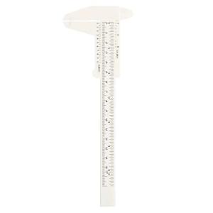 眉毛定規 7.8 x 2.7インチデュアルスケール眉毛測定定規 美容院の職業タトゥーのメイクアップのための美容院初心者