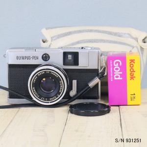 　オリンパス　OLYMPUS PEN EED　S/N 779821（ケース・フイルム付セット）　フィルムカメラ