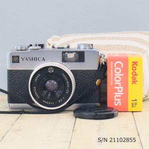 【整備済】【保証付 】　ヤシカ　YASHICA ELECTRO 35MC　S/N 21101706（ケース・フイルム付セット）　フィルムカメラ　【中古】｜mi-na