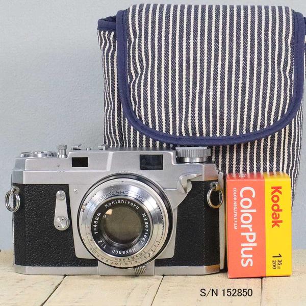 【中古】【保証付 】　コニカ　KONICA III  S/N 152850（ケース・フイルム付セット...