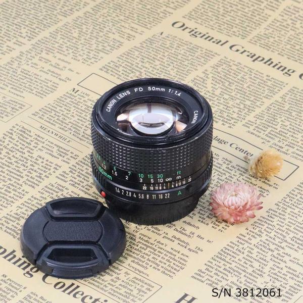 【保証付 】【中古】　オールドレンズ　Canon New FD 50mm f1.4 キヤノン FDマ...