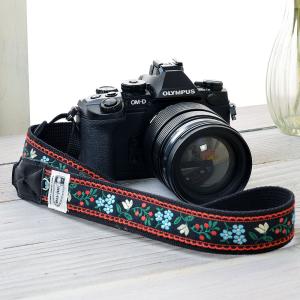 カメラストラップ camera strap　一眼レフ　ミラーレス一眼用　ビューティフルブーケ MI-NA ミーナ　かわいい　おしゃれの商品画像