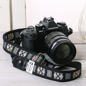 カメラストラップ camera strap 一眼レフ ミラーレス一眼用 フラワータイル フリータイプの商品画像