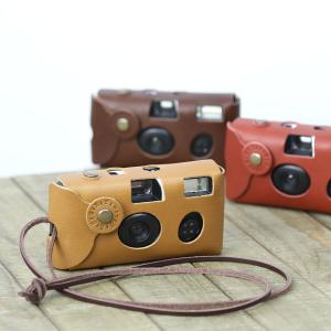 【mi-na craft】写ルンです　専用　レザーケース(ケースのみ)｜mi-na