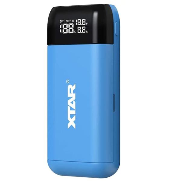 XTAR PB2SL 18650急速充電器 最大2AX2 USB充電器 Li-ion充電池専用 QC...