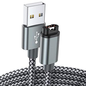 ガーミン 充電ケーブル Garmin スマートウォッチのアクセサリ充電器120cm データ転送 急速充電 / 超高耐久 ガーミン Fenix 6