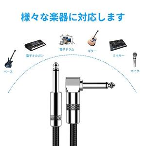 FEYCH ギターシールド ギターケーブル 1...の詳細画像1
