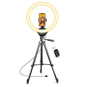 UBeesize 14インチリングライト 127cmスマホ三脚スタント付き