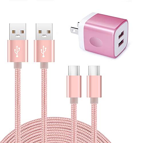 Viviber [2ポートUSB充電器*1個+USB Type-Cケーブル0.9m*1本、1.8m*...