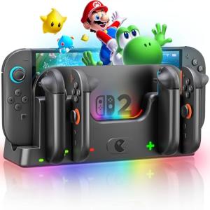 Nintendo Switch 本体 ドック付き Joy-Con 2セット付き ソフト2本・ジョイコン 4個付き】Nintendo Switch (箱付き) Nintendo