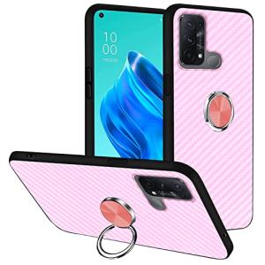 OPPO Reno5 A ケース リング付き TPU ソフト 背面 ストライプのデザイン Reno5 A 耐衝撃 スマホケース ストラップホール