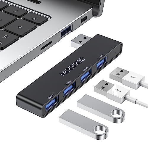 MOGOOD USBハブ3.0 4-in-1 USBスプリッタ ノートパソコン用 高速データ転送 M...