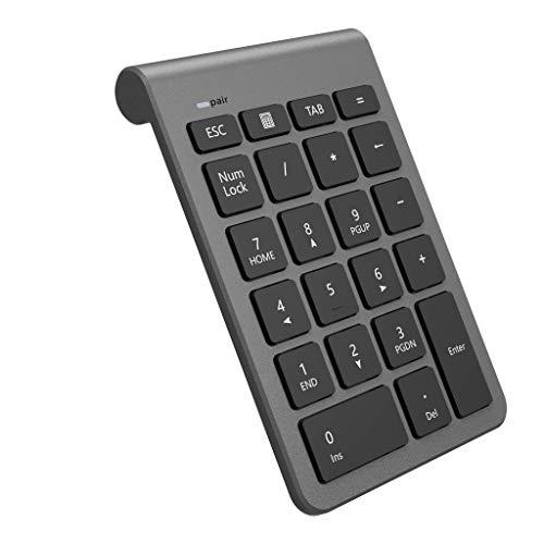 Bluetooth ワイヤレステンキー 無線 ブルートゥース 多機種対応 Tabキー付き 超薄型 W...