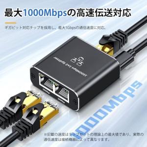 Lan ハブ lan 分配器 RJ45 100...の詳細画像2