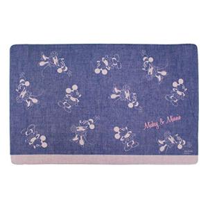 オカ ディズニー拭ける洗面マット 約45cm×70cm ミッキー&amp;ミニー