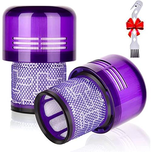 【互換品】2024改良 ダイソン 掃除機 フィルター 2個の ダイソン V10/ SV18 digi...