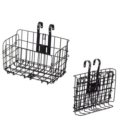 自転車カゴ 前後汎用品ろかご 自転車用バスケット 折りたたみ式カゴ サイクリング 大容量 耐荷重20...