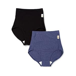 [犬印本舗] 産後ママのひっこめショーツ(2枚組) L ブラック+ネイビー SH2481