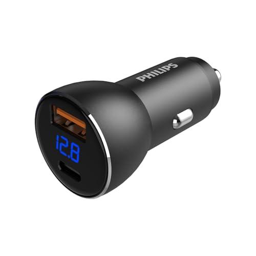 Philips (フィリップス) カーチャージャー PD30W&amp;QC30W急速充電 USB-A＆US...