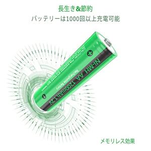 単3形充電電池 AA 1200mAh ニッケル...の詳細画像1