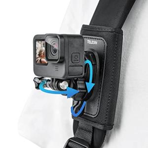 TELESIN クリップマウント Gopro用 アクセサリー ごーぷろ用 マウント リュックマウント...