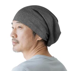 [Fittia] シルク ナイトキャップ メンズ ニット帽子 19匁6Aシルク ヘアキャップ シルクキャップ ショートヘア用 寝るとき帽子 男性